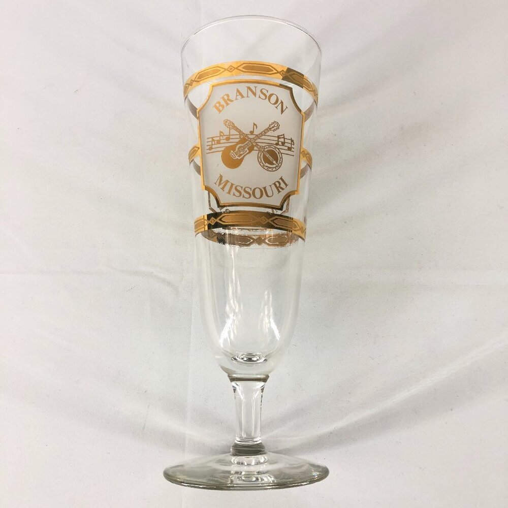 Culver 22k Gold Branson Missouri Pilsner Glass